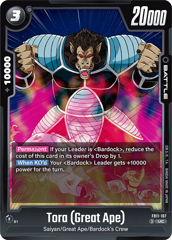 Tora (Great Ape) FB11-107 card