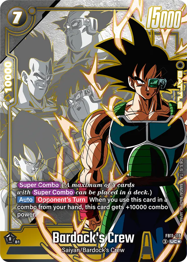 Bardock's Crew FB11-115-p1 card