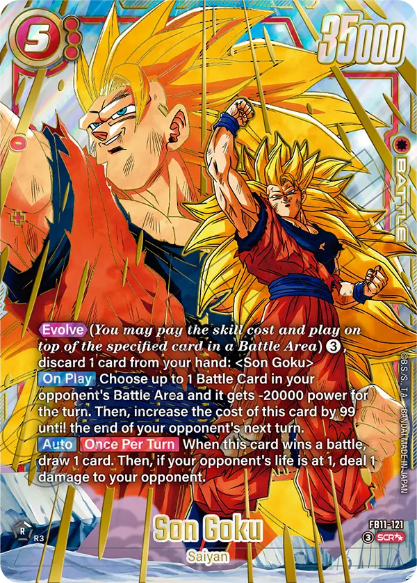 Son Goku FB11-121 Dragon Ball Fusion World card, Variant 2