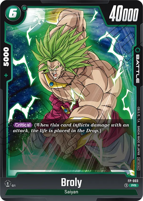 Broly FP-003 card