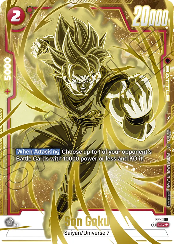 Son Goku FP-006 Dragon Ball Fusion World card, Winner