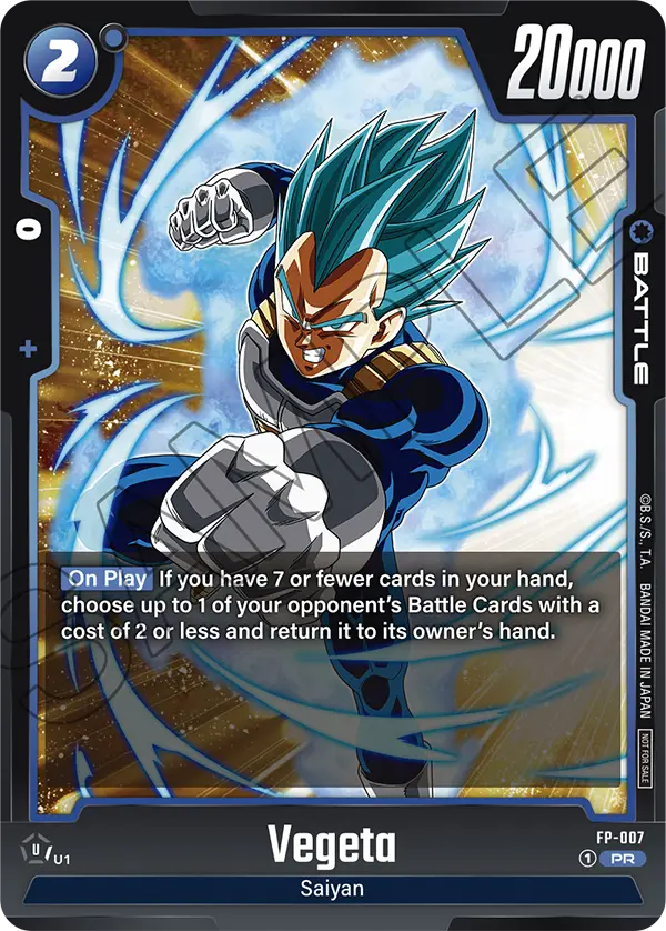 Vegeta FP-007 card