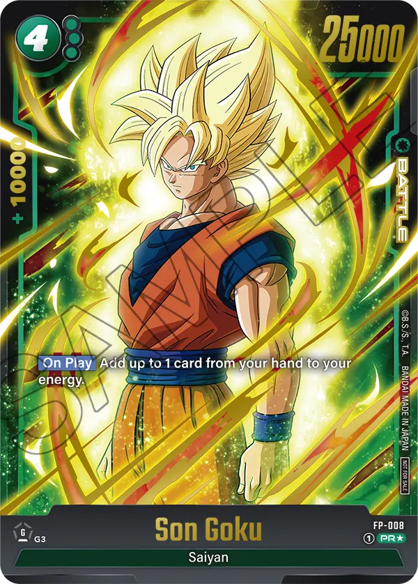 Son Goku FP-008 Dragon Ball Fusion World card, Winner