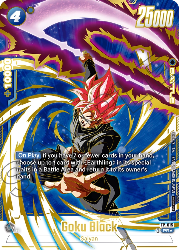 Goku Black FP-015 Dragon Ball Fusion World card, Finalist