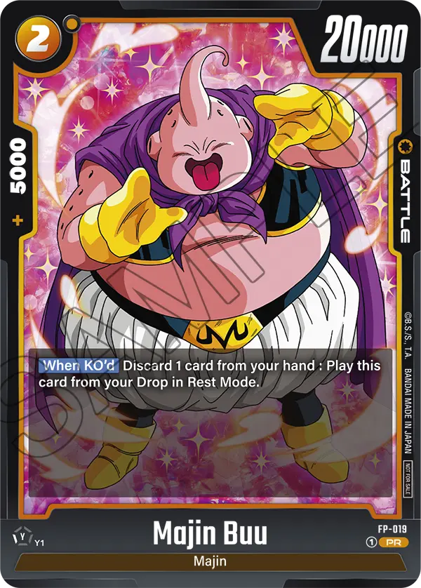 Majin Buu FP-019 card