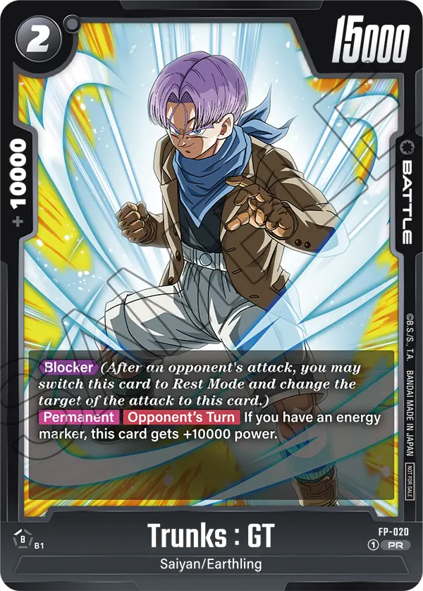 Trunks : GT FP-020 card