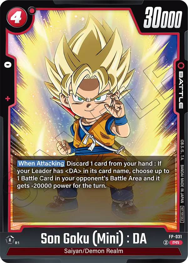 Son Goku (Mini) : DA FP-031 card
