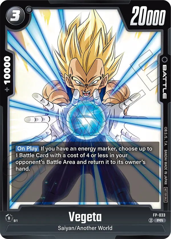 Vegeta FP-033 card