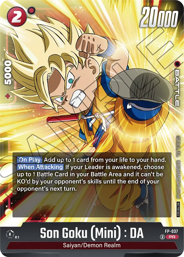 Son Goku (Mini) : DA FP-037 card
