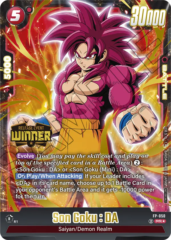 Son Goku : DA FP-050-p1 card