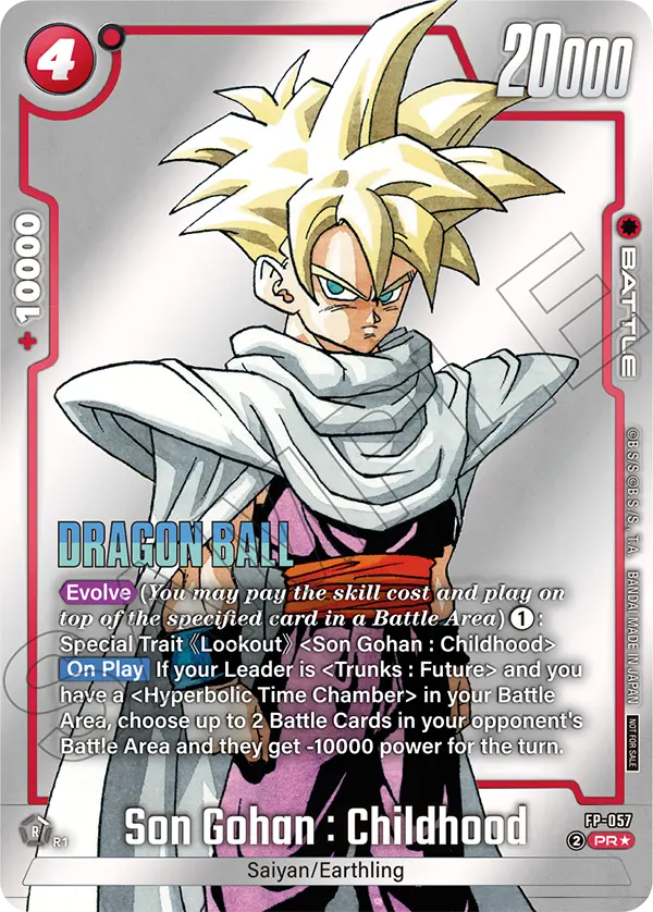 Son Gohan : Childhood FP-057 Dragon Ball Fusion World card, Variant 1