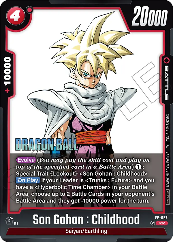 Son Gohan : Childhood FP-057 card