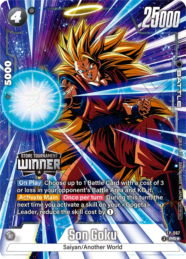 Son Goku FP-067 Dragon Ball Fusion World card, Variant 1