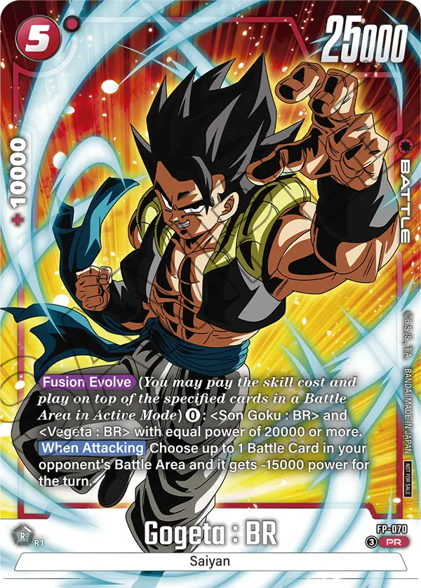 Gogeta : BR FP-070 card