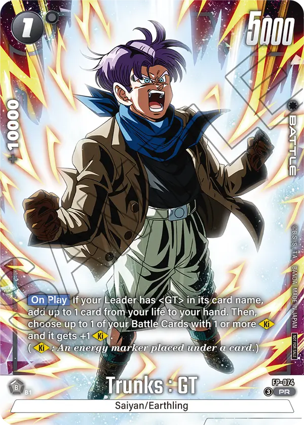 Trunks : GT FP-074 card