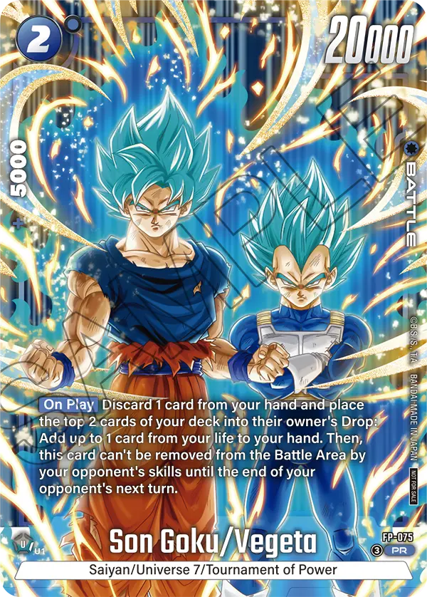 Son Goku/Vegeta FP-075 card