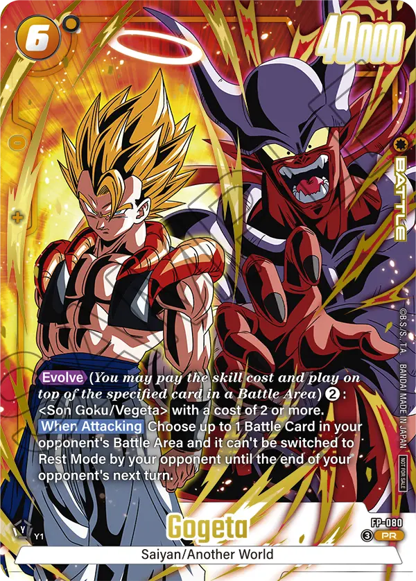 Gogeta FP-080 card