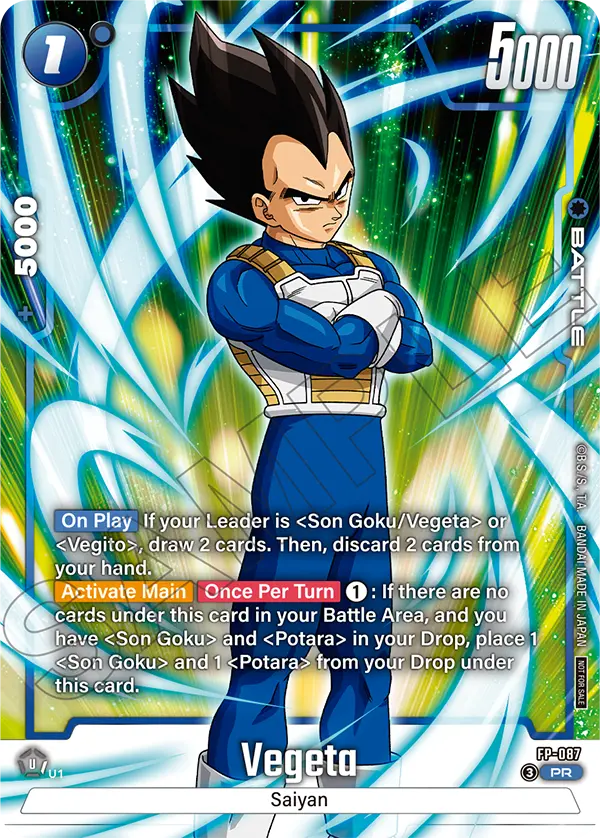 Vegeta FP-087 card
