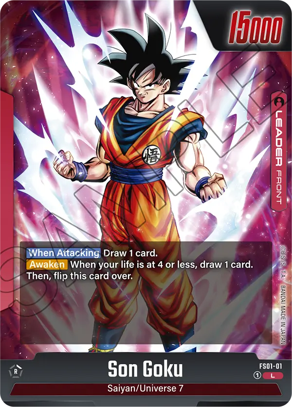 Son Goku FS01-01 card
