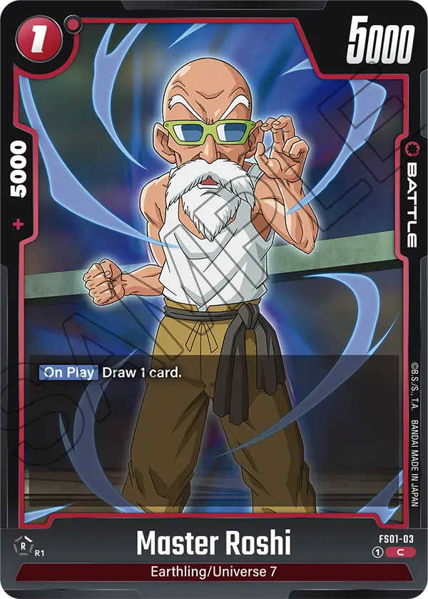Master Roshi FS01-03 card
