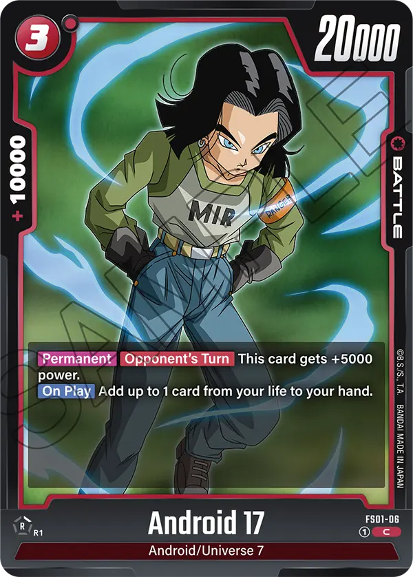 Android 17 FS01-06 card