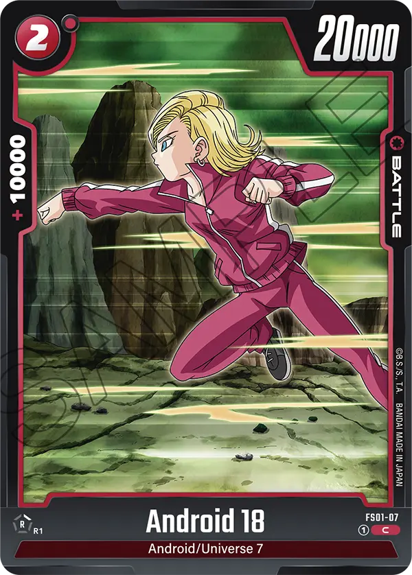 Android 18 FS01-07 card