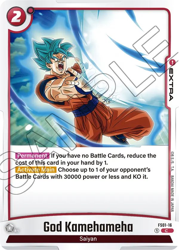 God Kamehameha FS01-16 card