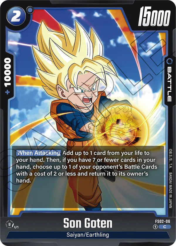 Son Goten FS02-06 card