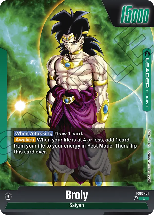 Broly FS03-01 card