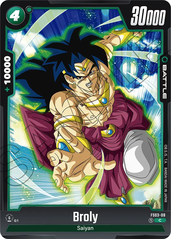 Broly FS03-08 card