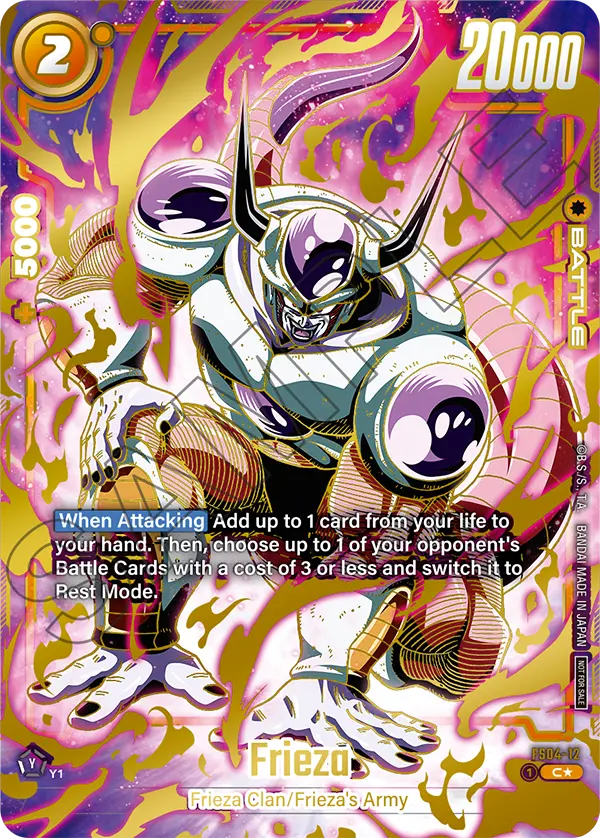 Frieza FS04-12 Dragon Ball Fusion World card, Top 8
