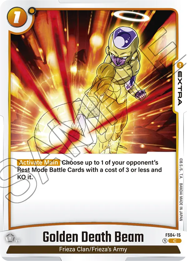 Golden Death Beam FS04-15 card