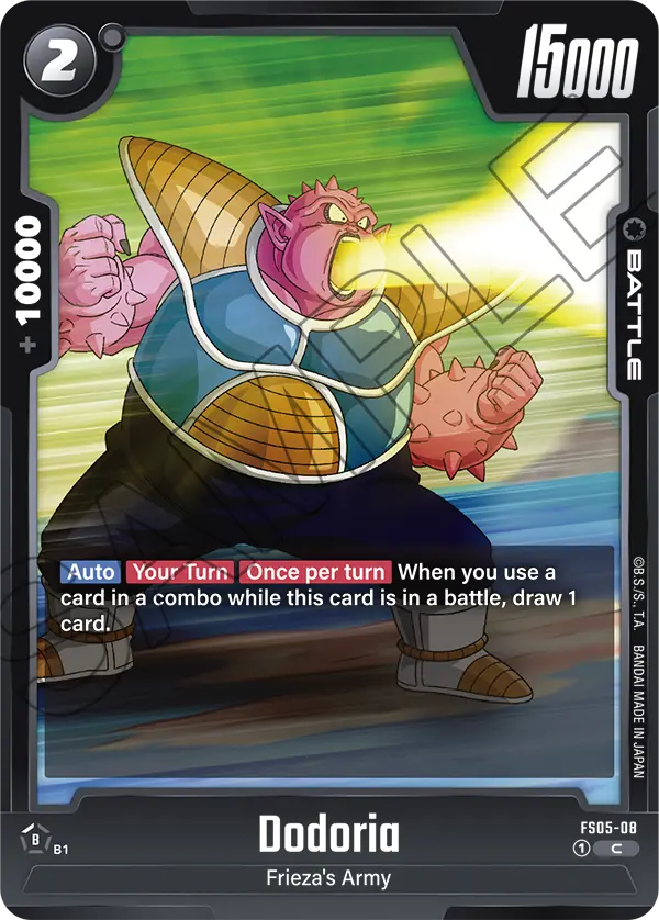 Dodoria FS05-08 card