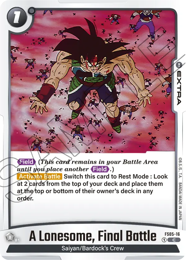 A Lonesome, Final Battle FS05-16 card