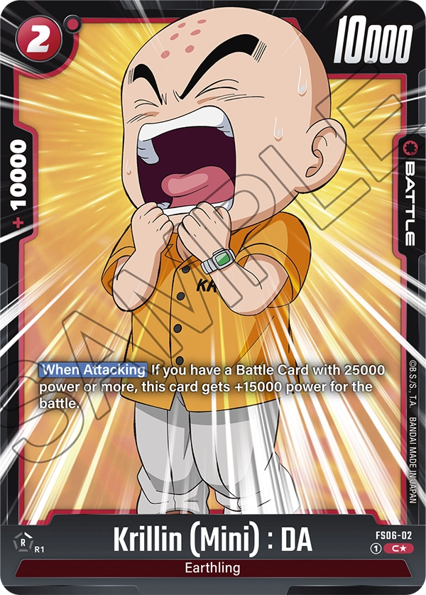 Krillin (Mini) : DA FS06-02-p1 card