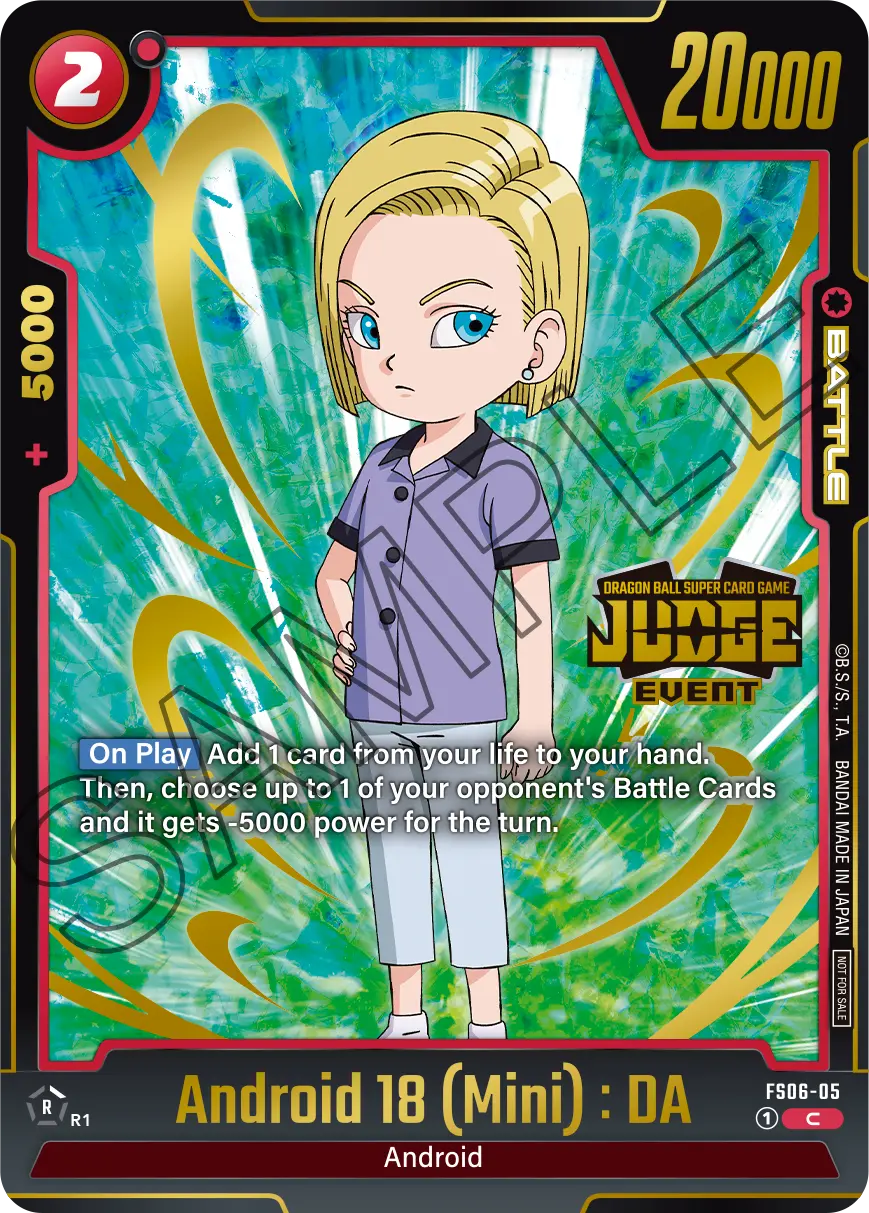 Android 18 (Mini) : DA FS06-05-p2 card