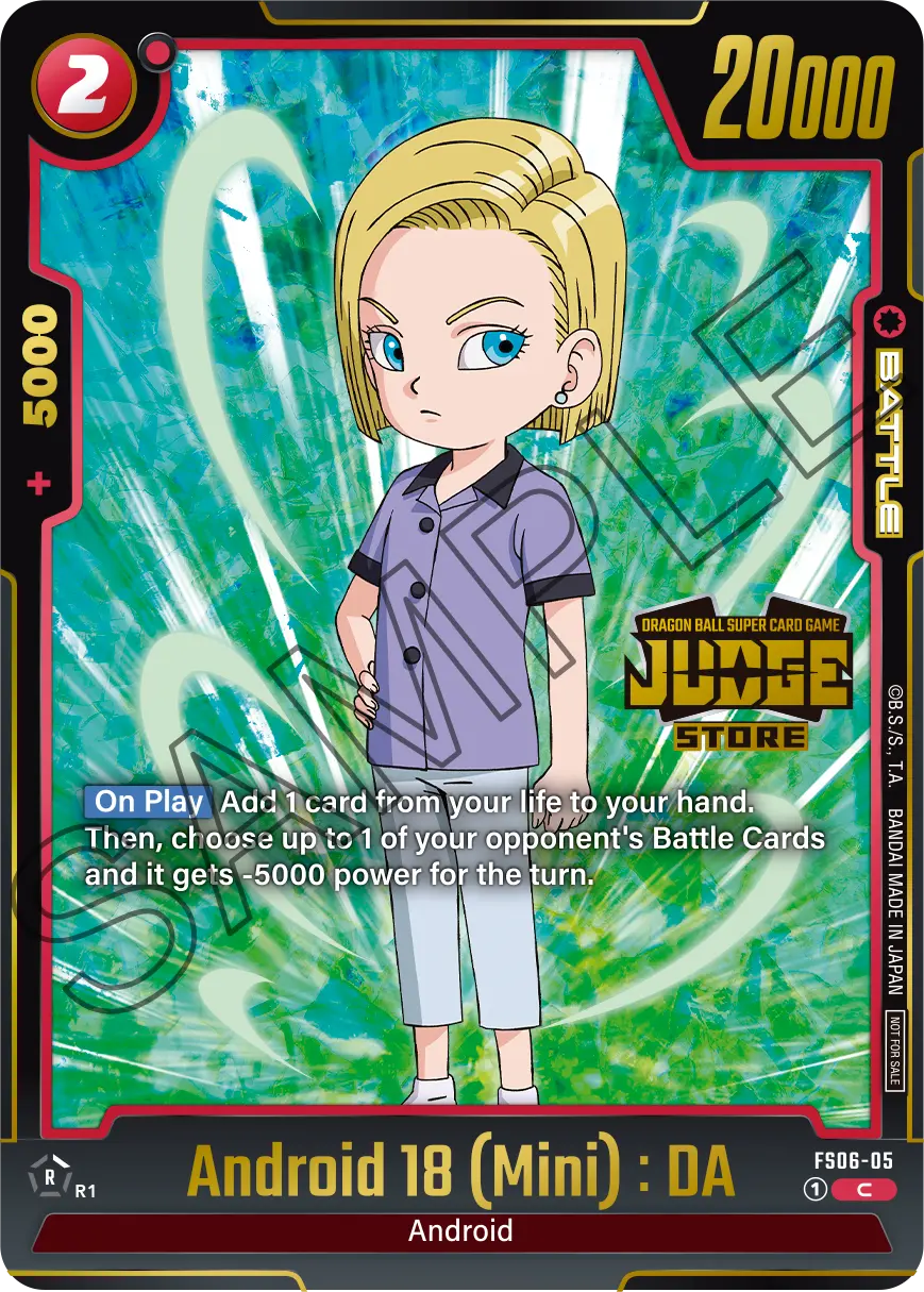 Android 18 (Mini) : DA FS06-05-p3 card