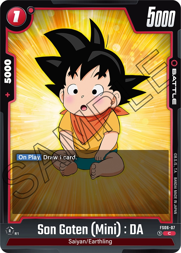 Son Goten (Mini) : DA FS06-07 card