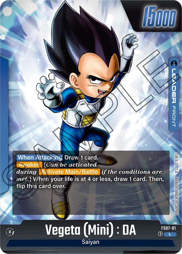 Vegeta (Mini) : DA FS07-01 card