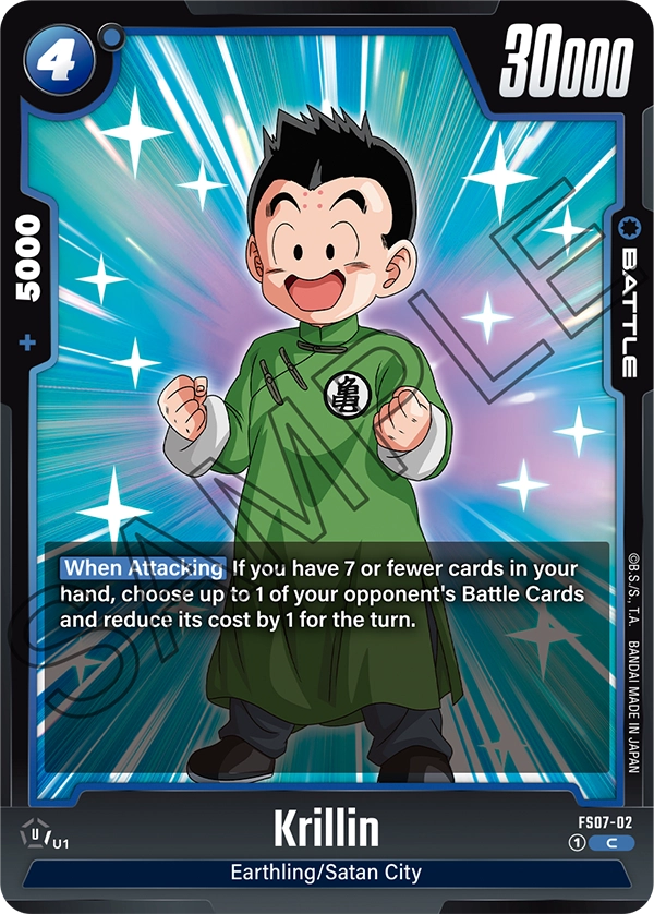 Krillin FS07-02 Dragon Ball Fusion World card