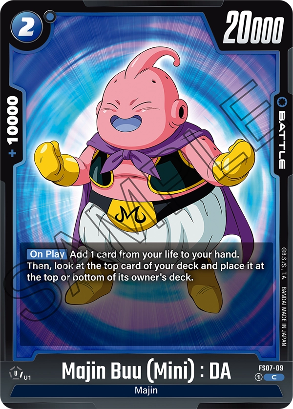 Majin Buu (Mini) : DA FS07-09 card
