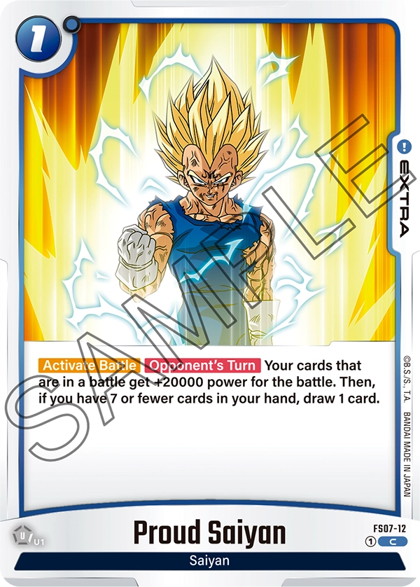 Proud Saiyan FS07-12 card