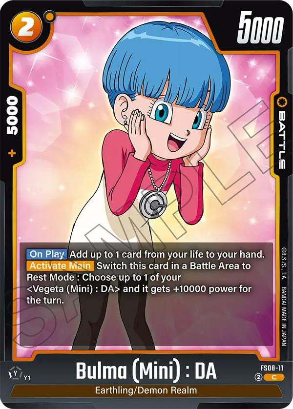 Bulma (Mini) : DA FS08-11 card
