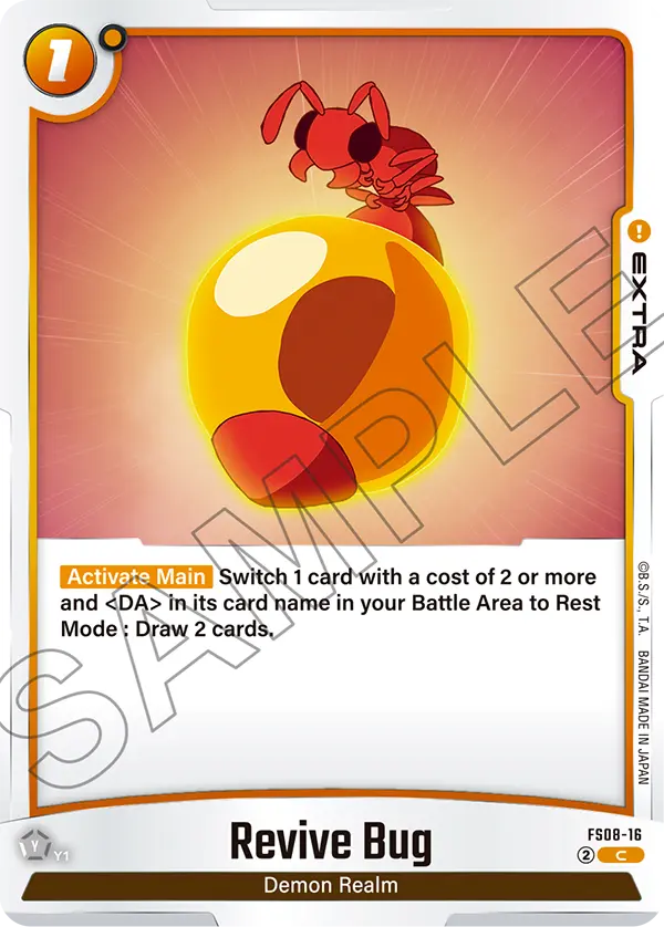 Revive Bug FS08-16 card