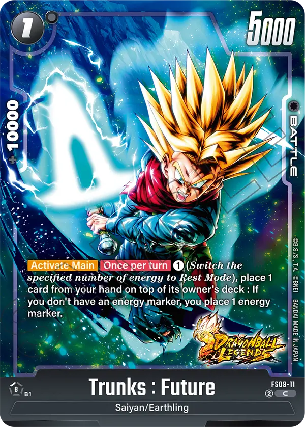 Trunks : Future FS09-11 card