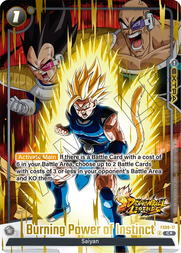 Burning Power of Instinct FS09-17-p1 card