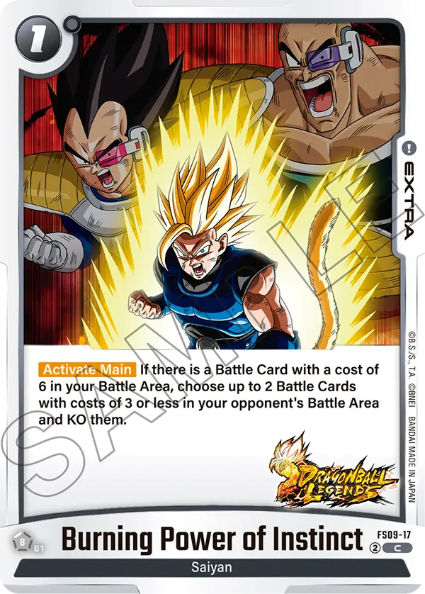 Burning Power of Instinct FS09-17 card