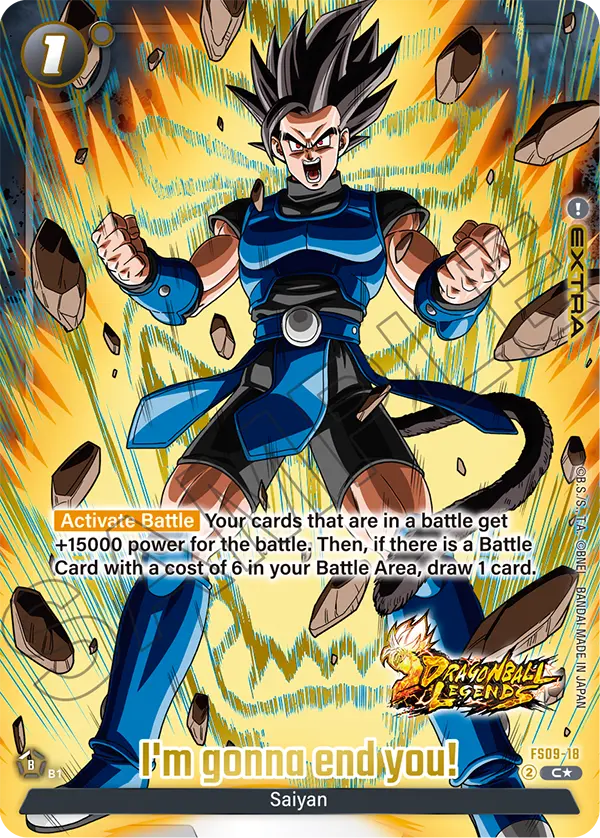I'm gonna end you! FS09-18-p1 card