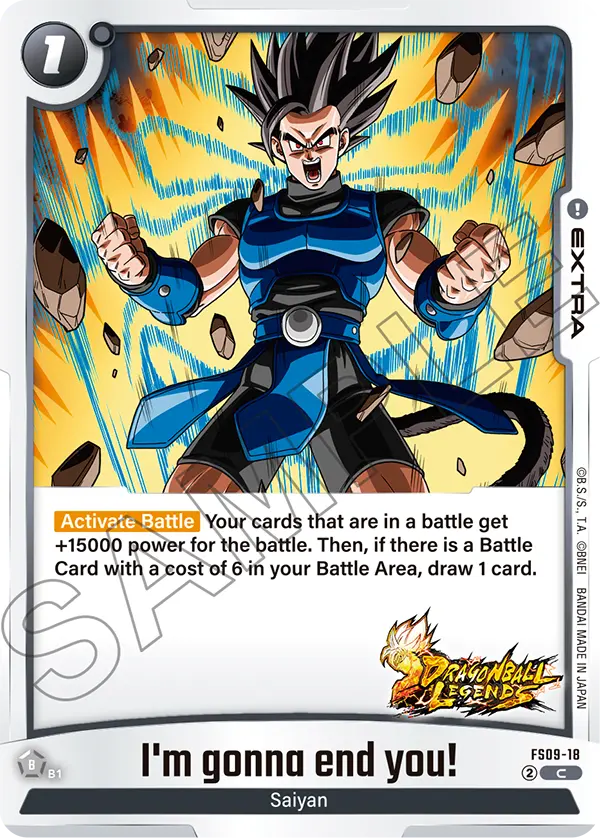 I'm gonna end you! FS09-18 card