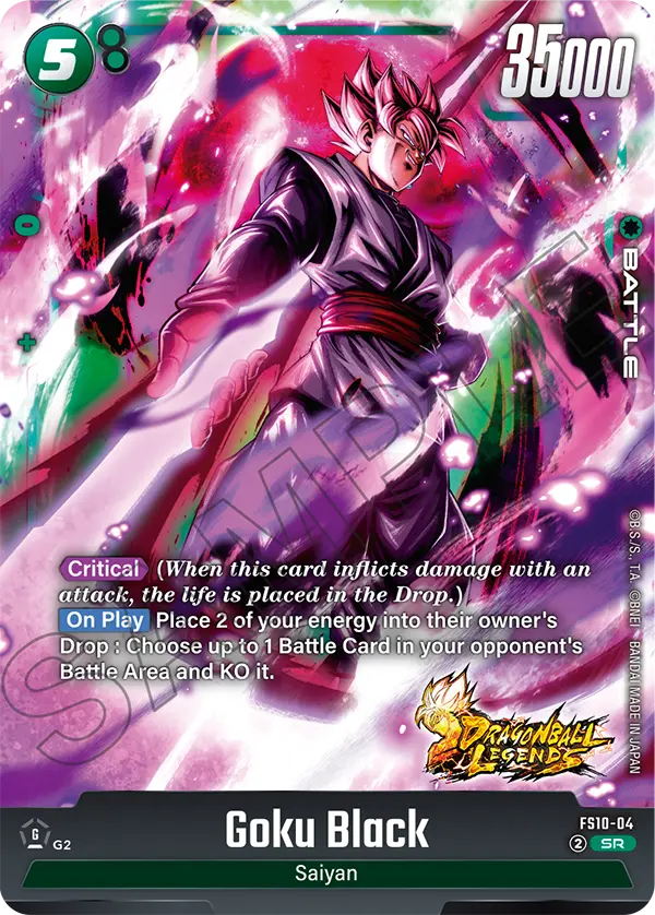 Goku Black FS10-04 card